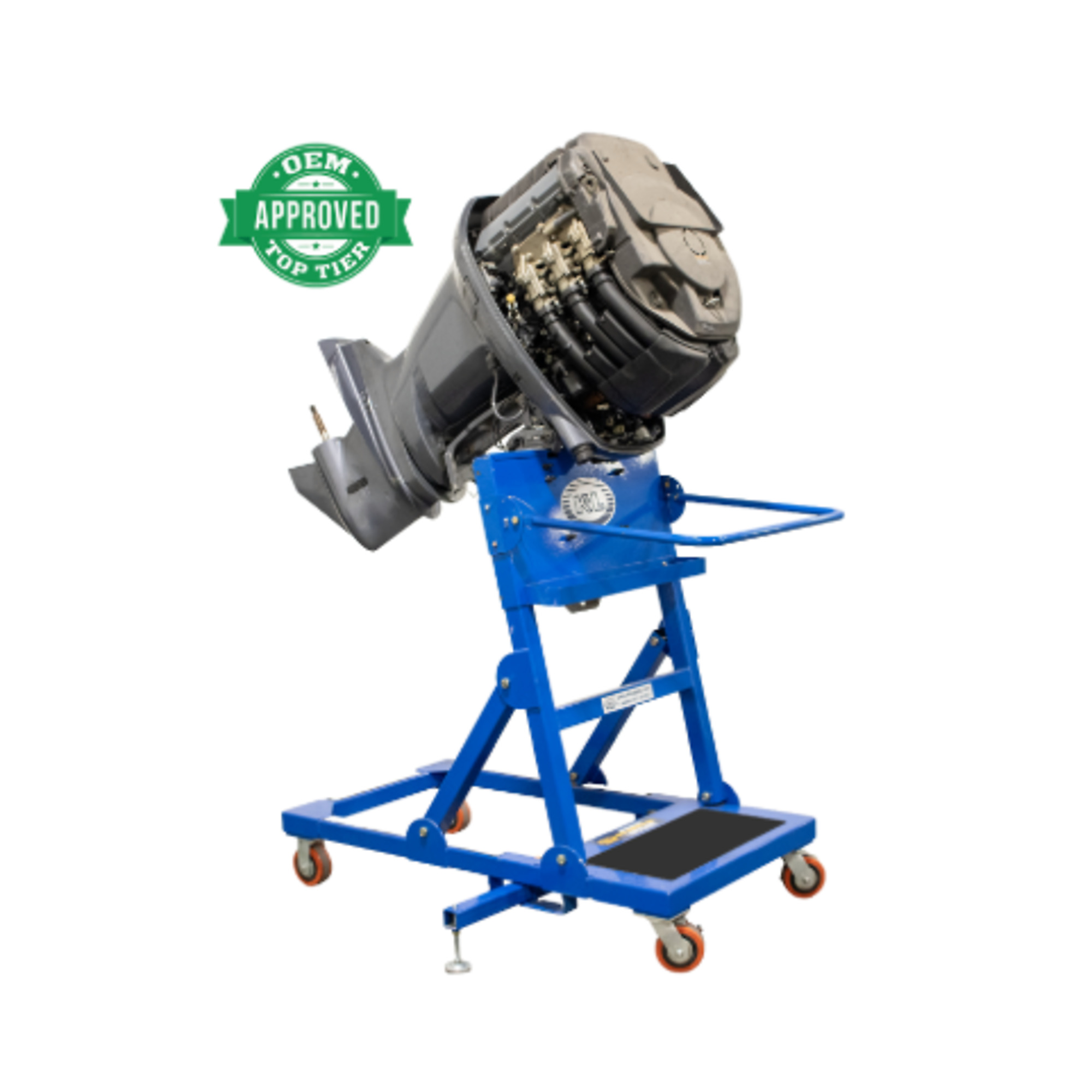 K&L Supply Heavy-Duty V6/V8 Outboard Marine Engine Stand, 1,000-Lb. Capacity, Model 37-8429